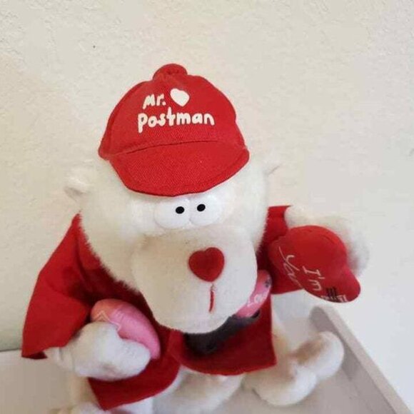 Great American Fun Corporation Animated Singing Teddy Plush Toy Mr Postman - Picture 3 of 9
